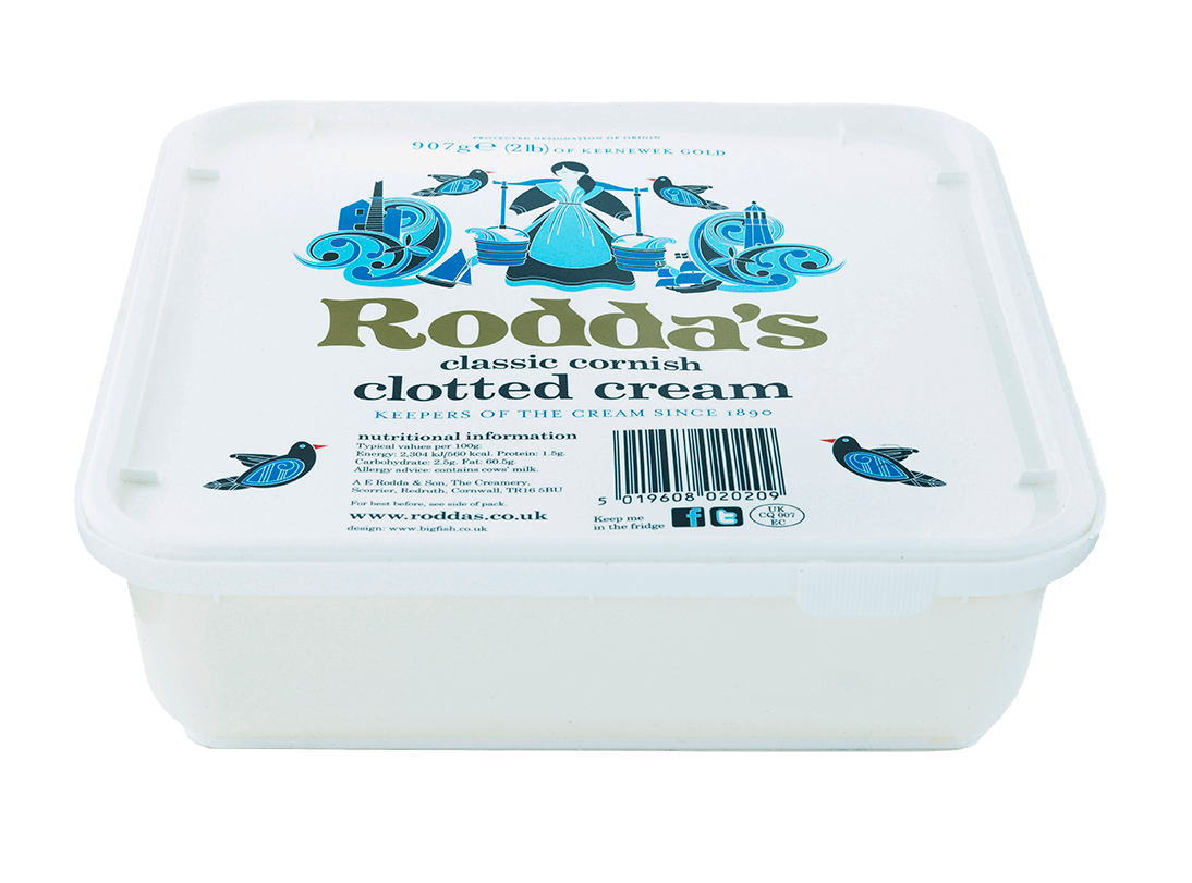 roddas 907g portion cream