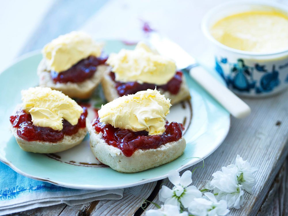 scones clotted cream roddas